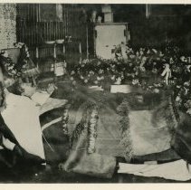 Copy: The deathbed of Robert Louis Stevenson. 1894