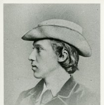 Copy: photo of RLS, age 23, Edinburgh, July 1874