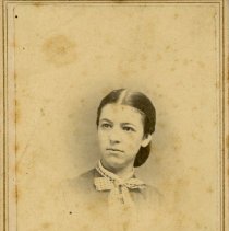Carte-de-visite of Josephine (nee Van de Grift) Thomas