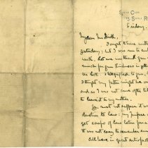 A.L.S. To Mr. Dick from RLS.  n.d. (circa Nov.-Dec. 1878)