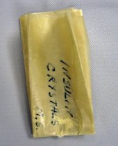 Sample of Crystalline Insulin in Wax Paper
