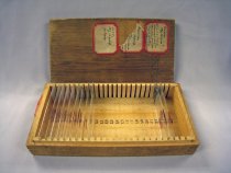 Microscope Slides in Wooden Box
