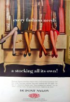 "Every fashion needs / a stocking all its own!"
