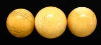 3 Ivory Cue Balls