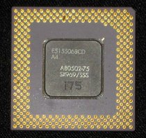 Intel Pentium A80502 75MHz Chip