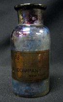 Indanthrene Blue Dye Bottle