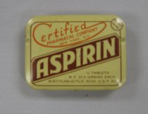 Certified Pharmacal Company Aspirin 12 Tablet Pillbox