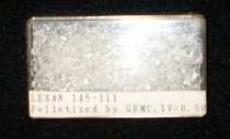 Sample of Lexan Pellets