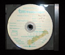 Compact Disc Holder with CD labeled "Moulding Report"