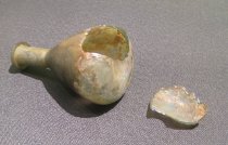 Small Roman Glass Bud Vase
