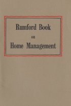"Rumford Book / on / Home Management"
