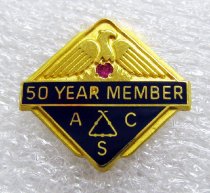 American Chemical Society (ACS) "50 Year Member" Pin