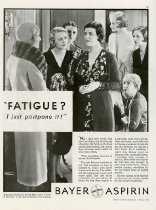 "Fatigue? I just postpone it!" - Bayer Aspirin