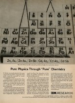 "Pure Physics Through "Pure" Chemistry" - IBM Research