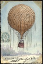 "L'aerostate "Le Geant" de Nadar / 1863"