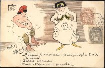 "-Bonjour Clemenceau, pourquoi as tu l'air si desole.../ -Patrie est perdu! / -Mais enfin, moi je reste!."