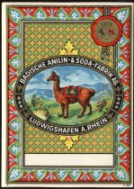 "BADISCHE ANILIN-&SODA-FABRIK AG LUDWIGSHAFEN AM RHEIN/Made in Germany"