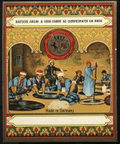 "BADISCHE ANILIN-&SODA-FABRIK AG LUDWIGSHAFEN AM RHEIN/Made in Germany"