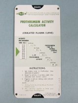 Prothrombin Activity Calculator