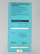 Cibacron ColdPad-Batch Calculator