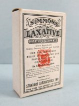 Box of "Simmons Laxative Medicine"