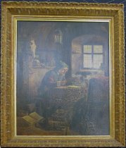 Alchemist in Laboratory, Reading