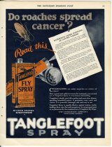 Do roaches spread cancer? Tanglefoot Spray