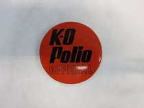 K-O Polio Official Campaign Button