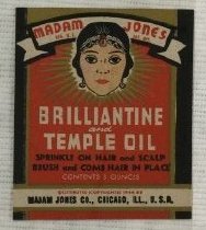 Valmor Madame Jones Brilliantine and Temple Oil