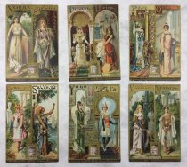 Trade Cards for Véritable Extrait de viande Liebig [Real Liebig Meat Extract]