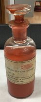 DuPont Dyestuffs' Bottle of Sulfanthrene Orange R Paste