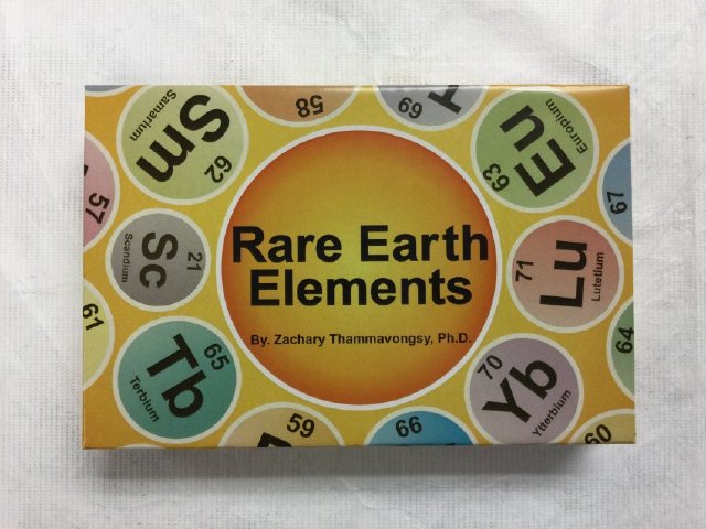 rare earth chemical element card game Micro Rare Earth Metal Element Set with Lanthanum Cerium Pr Nd Sm Europium  under argon main image 0