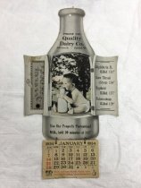 Dairy Calendar with Mercury Thermometer