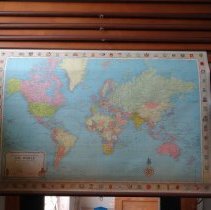 L2021.11.1-20th Century Wall Case With Maps