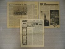 Newspaper clippings