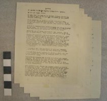 Memo re mailing POWs