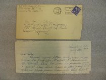 Letter WWII POW