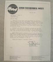 Letter troops at Fort Casper