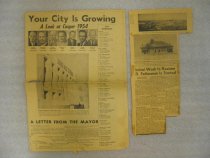 Newspaper clippings
