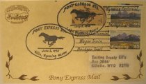 Pony Express envelope