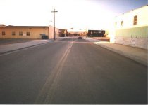 Ash looking north to 1st Street