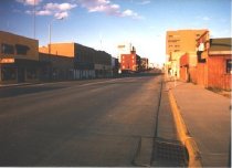 1st St looking east to David