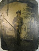 Civil War soldier tintype