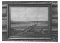 Picture of painting of Platte Bridge