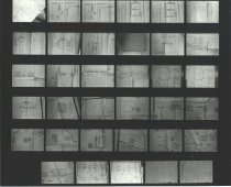 Contact sheet of Collins sketches