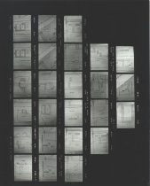Contact sheet of Collins sketches