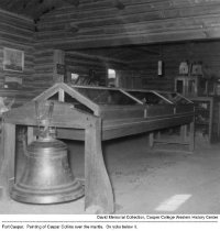 Interior exhibits at Fort Caspar