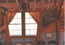 Wagon & gold paning murals