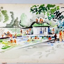 Untitled (Watercolor Landscape)