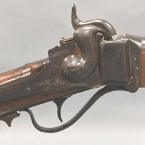 Detail of right side of lock